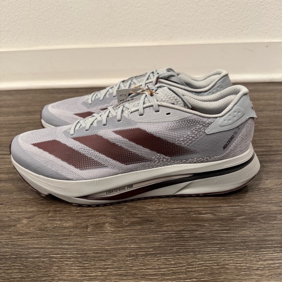 adidas men Texas A&M Adizero SL2 Running Shoes Sz 12